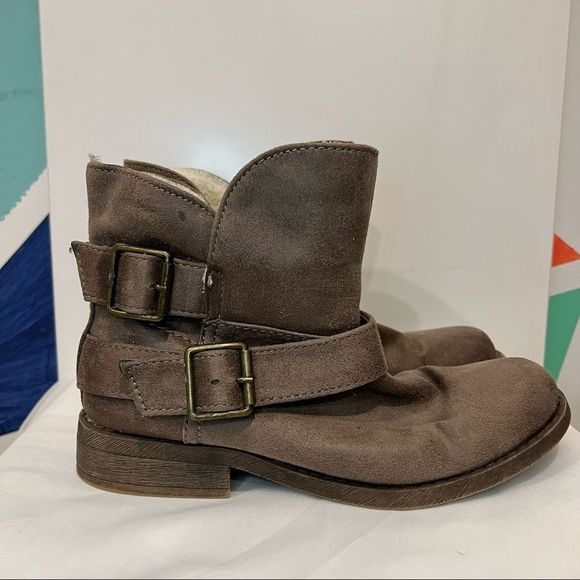 Mossimo grey/brown boots EUC - Picture 3 of 9